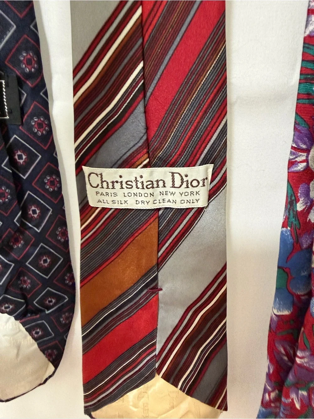 Dior Vintage Men's Silk Ties - 3